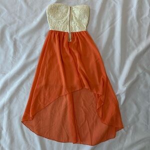 Hi-Low Bustier Dress - SIZE SMALL